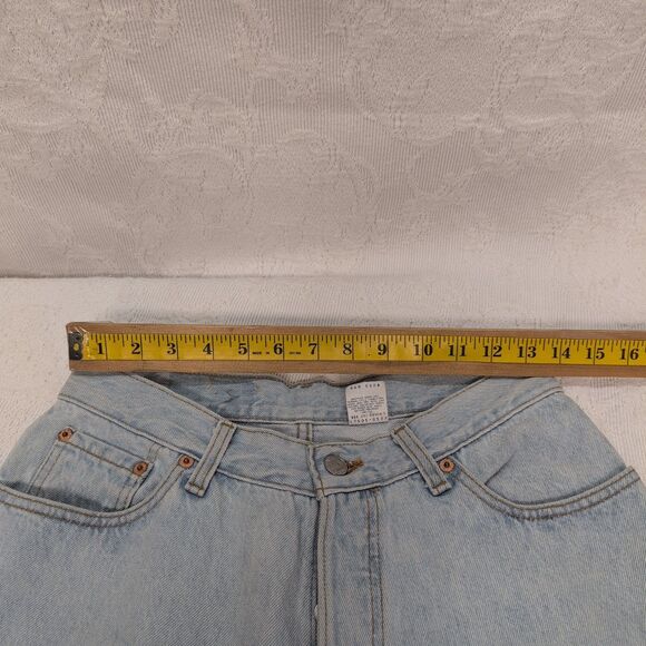 Levis 501 Vintage USA Womens 13 High Waisted Button Fly Denim 17501-0133 Jeans - Picture 11 of 14